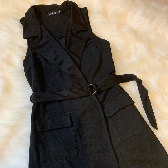 Boohoo Dresses & Skirts - Wrap style vest dress.